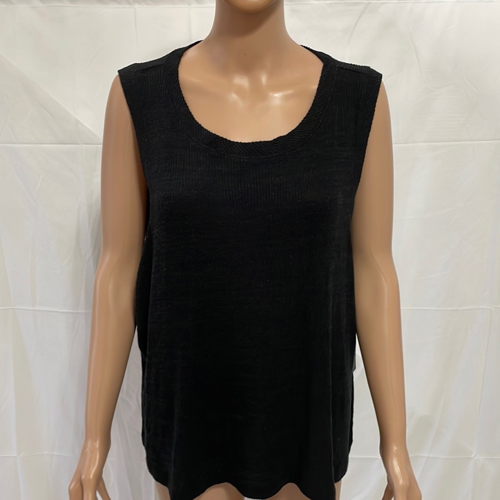 Luck Brand Cloud Jersey Relaxed Tank Top - Picture 3 of 8